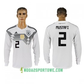 Koszulka Niemcy Mustafi 2 Mistrzostwa Świata 2018 Domowe Stroje Piłkarskie Długi Rękaw